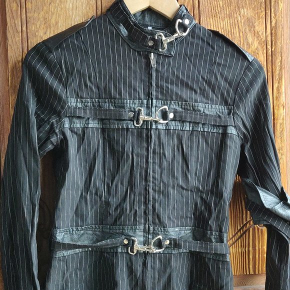 Lip Service Gangsta Pranksta Pinstripe Jacket - Picture 3 of 4